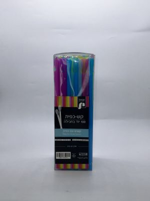 קש כפית 100 יח'