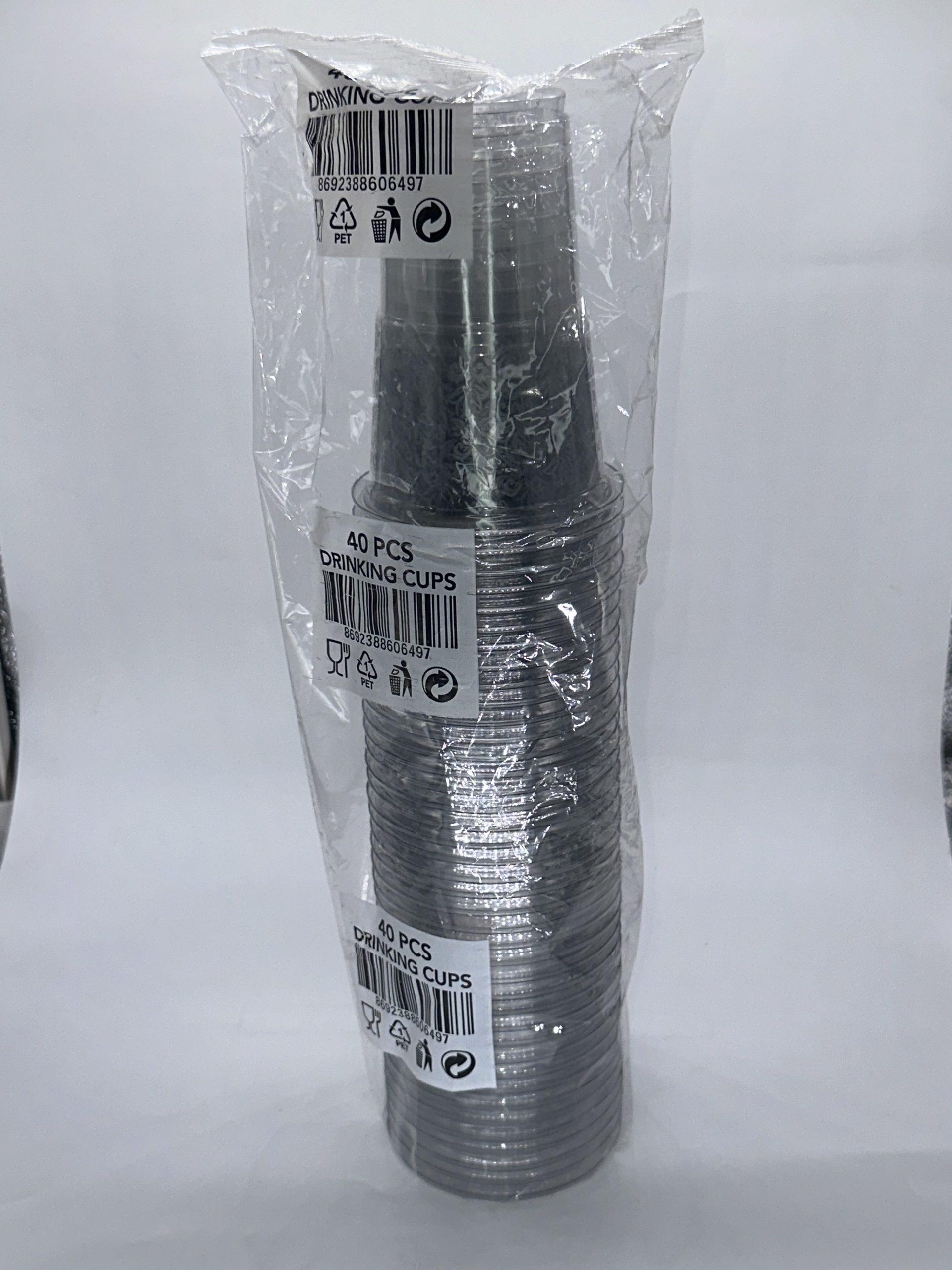 כוסות מעוטרות 40 יח'
